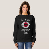 Lips Mouth Love Japanese Flag Osaka Sweatshirt (Vorne ganz)