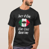 Lips Mouth Love Mexican Flag Queretaro T-Shirt (Vorderseite)