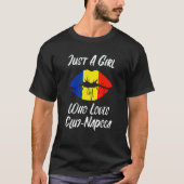 Lips Mouth Love Romanian Flag Cluj Napoca T-Shirt (Vorderseite)