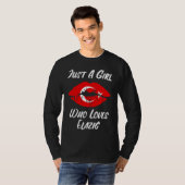Lips Mouth Love Turkish Flag Elazig T-Shirt (Vorne ganz)