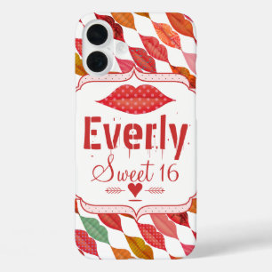 Lips Mrs. Hipster Vintag Retro Bride iPhone 16 Plus Hülle