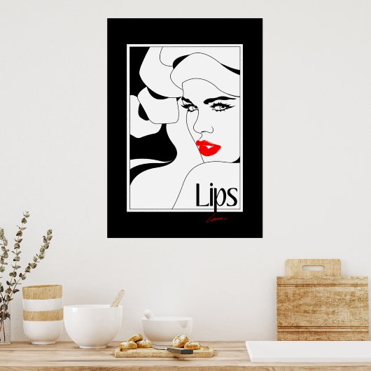 Lips Original Poster (Küche)