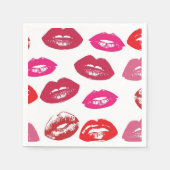 Lips Paper Napkin Serviette (Vorderseite)
