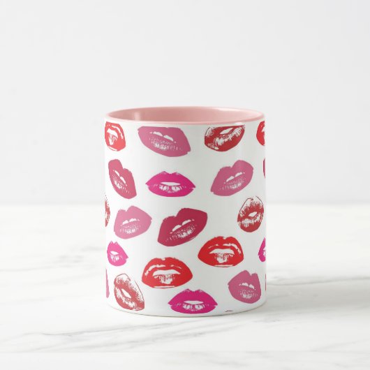 Lips Pattern Tasse (Zentrum)