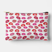 Lips Pattern Zubehörtasche (Vorderseite)