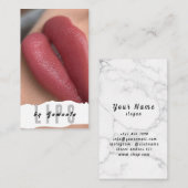 Lips PMU Microblading Henna Salon Business Card Visitenkarte (Vorne/Hinten)