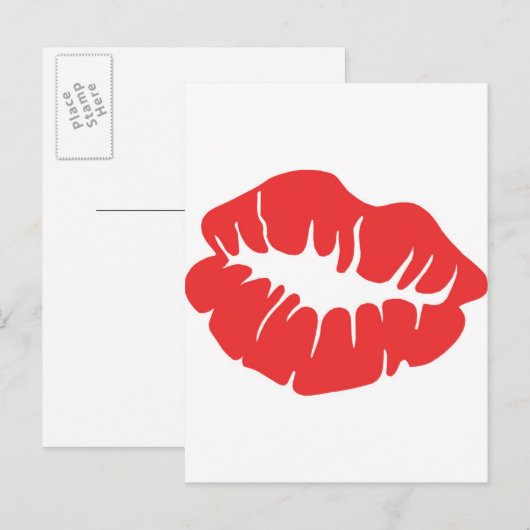 LIPS POSTKARTE (Vorne/Hinten)