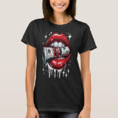 Lips & Rechnungen T-Shirt (Vorderseite)
