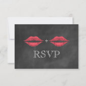 Lips RSVP Karte (Rückseite)