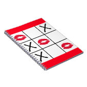 Lips Tic Tac Toe Notizblock (Rechte Seite)