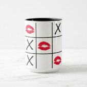 Lips Tic Tac Toe Tasse (Zentrum)