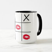 Lips Tic Tac Toe Tasse (VorderseiteRechts)
