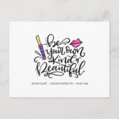 LipSense-Anwendung, Tipps, Tricks, Peeling Ankündigungspostkarte (Vorderseite)