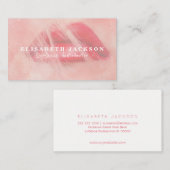 LipSense Aquarellpinke, cooler Lippenstift-Verteil Visitenkarte (Vorne/Hinten)