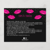 LipSense-Distributor Hot-Pink-Lips Anwenden Flyer (Hinten)
