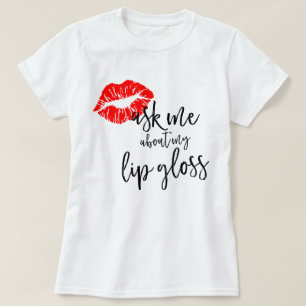 LipSense fragen mich über meinen Lippenglanz T-Shirt