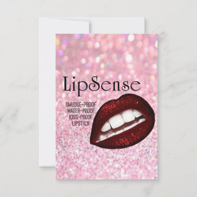 LipSense-Karten (Vorderseite)