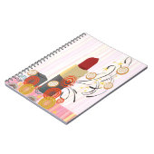 Lipsense Lipstick-Kosmetologe Makeup Artist Notizblock (Linke Seite)