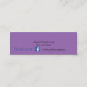 Lipsense Mini Visitenkarte (Rückseite)