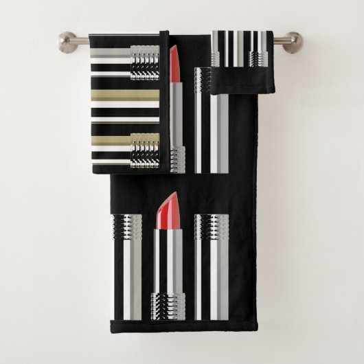 Lipstick Badhandtuch Set (Insitu)