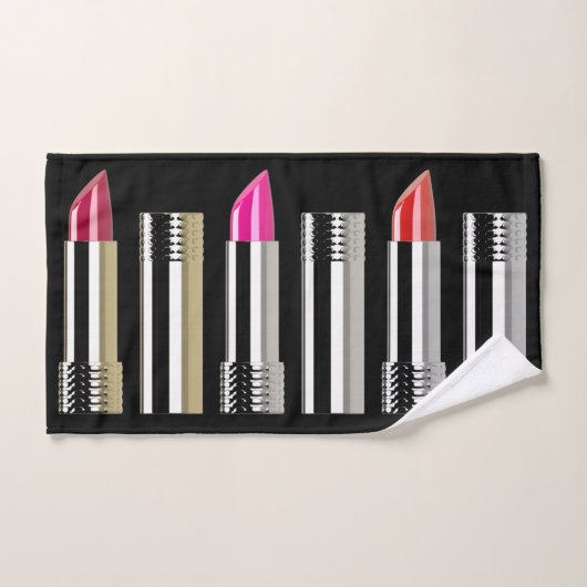 Lipstick Badhandtuch Set (Handtuch)