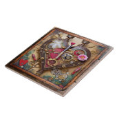 Lipstick-Blume Fliese (Seite)