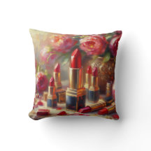 Lipstick & Blume Impressionistische Malerei