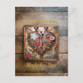 Lipstick-Blume Postkarte (Vorderseite)