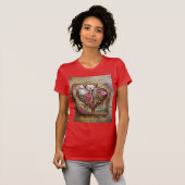 Lipstick-Blume T-Shirt (Vorne ganz)