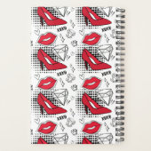 Lipstick-Distributor Beauty Kiss Moderner Glamour Planer (Rückseite)