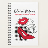 Lipstick-Distributor Beauty Kiss Moderner Glamour Planer (Vorderseite)