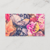 Lipstick-Distributor Blumenkiss Lips Schlicht zurü Visitenkarte (Rückseite)