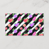 Lipstick-Distributor Glam-Rose Kiss Schlicht Back Visitenkarte (Rückseite)