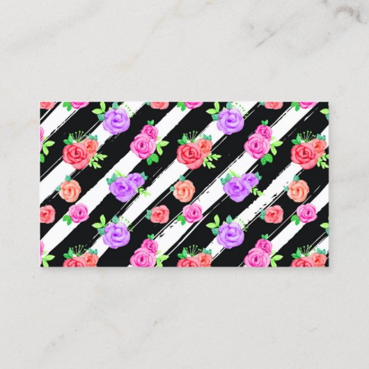 Lipstick-Distributor Glam-Rose Kiss Schlicht Back Visitenkarte (Rückseite)