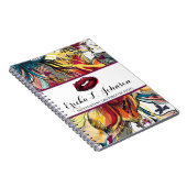 Lipstick-Distributor Lip Kiss Personalisiert Moder Notizblock (Rechte Seite)