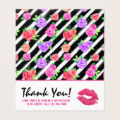 Lipstick Distributor Loyalty Briefmarke Kiss Viele (Außenseite Aufgefaltet)