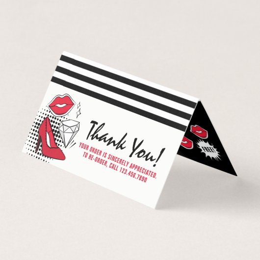 Lipstick Distributor Loyalty Briefmarke Kiss Viele (Vorderseite)