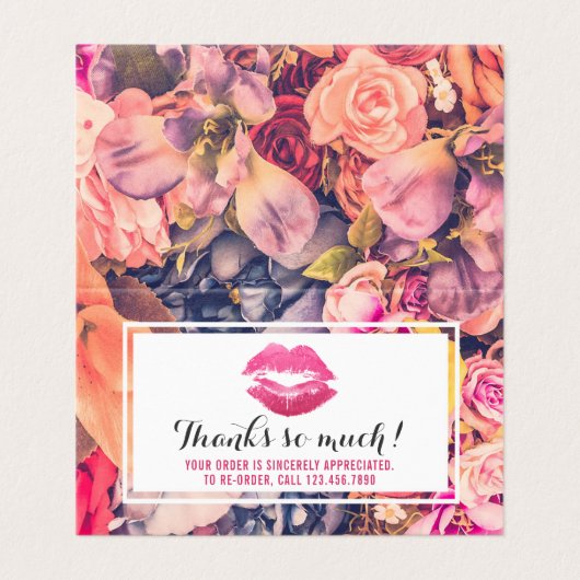 Lipstick Distributor Loyalty Briefmarke Kiss Viele (Außenseite Aufgefaltet)