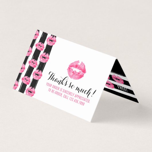 Lipstick Distributor Loyalty Briefmarke Kiss Viele (Vorderseite)