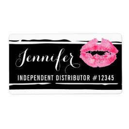 Lipstick-Distributor Personalisierte Hostess-Tag