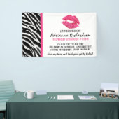 Lipstick-Distributor Zebra Kiss Trade Show / Party Banner (Messeveranstaltung)