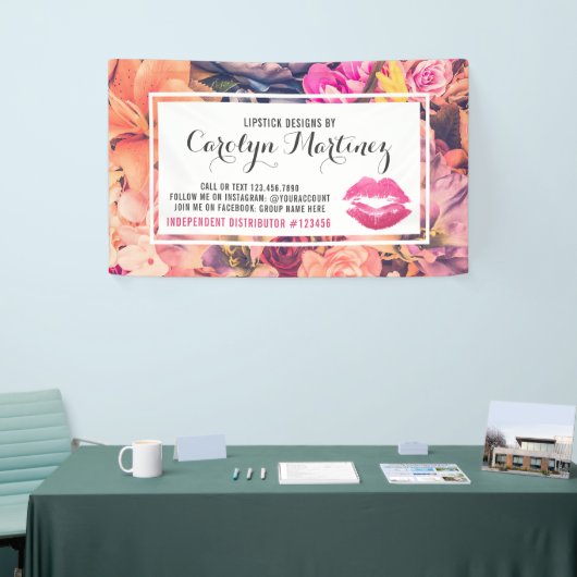Lipstick-Distributoren Lips Kiss-Messe / Party Banner (Messeveranstaltung)