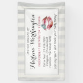 Lipstick-Distributoren Lips Kiss-Messe / Party Banner (Vertikal)