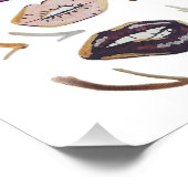 Lipstick-Druck Fotodruck (Ecke)