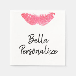 Lipstick-Druckpinsel Serviette