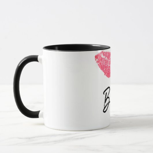 Lipstick-Druckpinsel Tasse (Links)