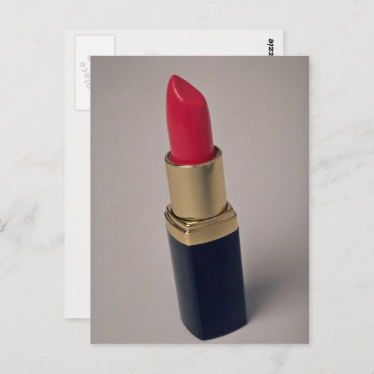 Lipstick-Foto Postkarte (Vorne/Hinten)