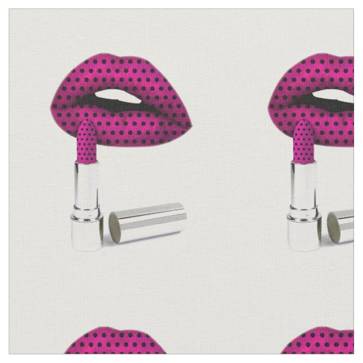Lipstick Gewebe! Stoff (Nahaufnahme)