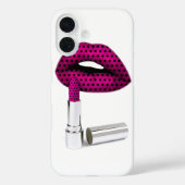 Lipstick, iphone, 16 case 🤳 (Rückseite)