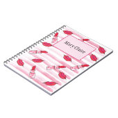 Lipstick Journal Planner Organizer Notebook Notizblock (Linke Seite)